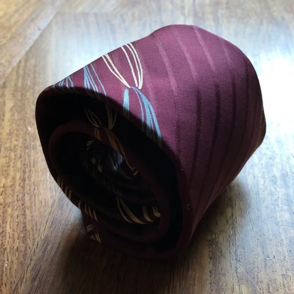 Lanvin Classic Maroon Tie